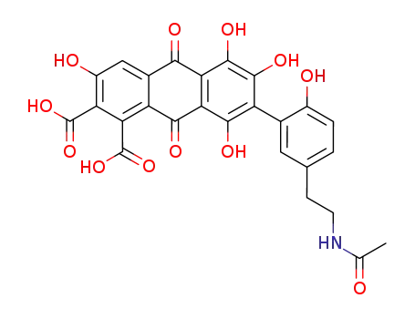 Molecular Structure of 15979-35-8 (LACCAIC ACID A)