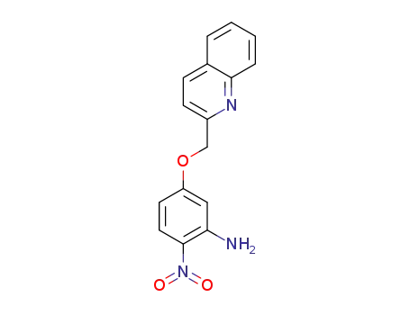 2-nitro-5-(quinolin-2-ylmethoxy)aniline