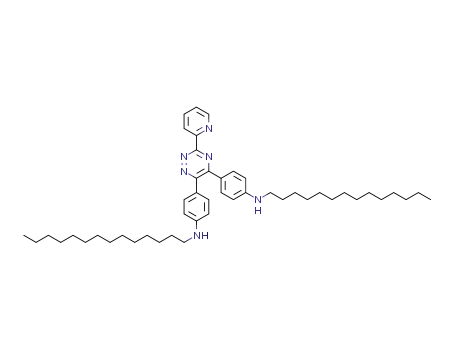 5,6-bis(4-tetradecylaminophenyl)-3-pyridin-2-yl-[1,2,4]-triazine