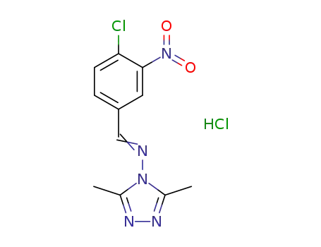 (N-(4-chloro-3-nitrobenzylidene)-4H-3,5-Dimethyl-1,2,4-triazole-4-amine) hydrochloride