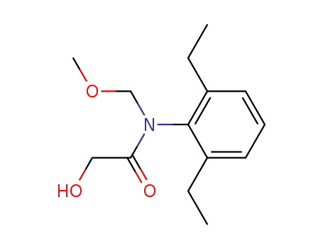 Molecular Structure of 56681-55-1 (2HYDROXY26DIETHYLNMETHOXYMETHYLACETANILIDE)
