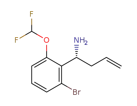 (1R)-1-[2-bromo-6-(difluoromethoxy)phenyl]but-3-en-1-amine