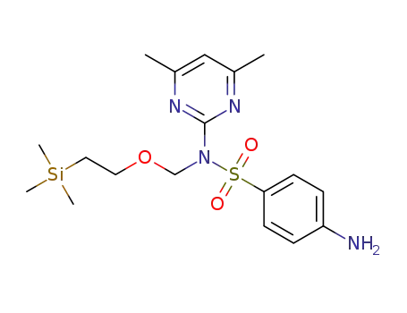 4-amino-N-(4,6-dimethylpyrimidin-2-yl)-N-{[2-(trimethylsilyl)ethoxy]methyl}benzene-1-sulfonamide