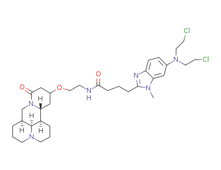 13-[2-(4-{5-[bis-(2-chloroethyl)amino]-1-methyl-2-benzimidazolyl}butylacetamido)ethoxy]matrine