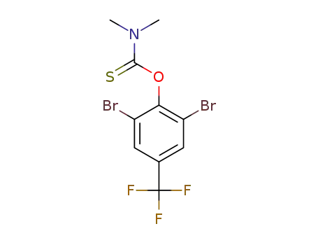 O-(2,6-dibromo-4-(trifluoromethyl)phenyl)-N,N-dimethylthiocarbamate