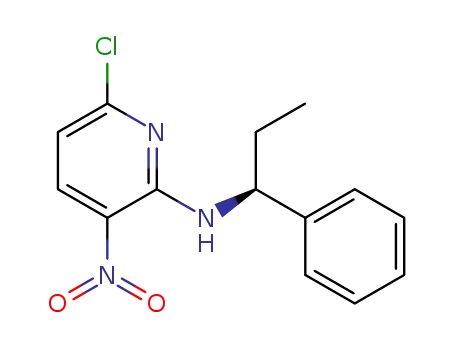 6-chloro-3-nitro-N-[(1S)-1-phenylpropyl]pyridin-2-amine