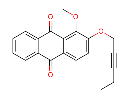 1-methoxy-2-(pent-2-ynyloxy)anthracene-9,10-dione