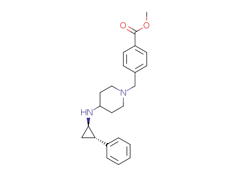 methyl 4-((4-(((trans)-2-phenylcyclopropyl)amino)piperidin-1-yl)methyl)benzoate