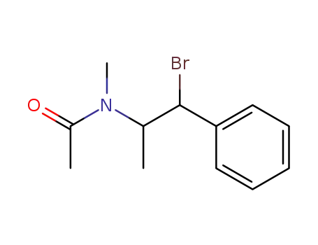 N-(2-bromo-1-methyl-2-phenyl-ethyl)-N-methyl-acetamide