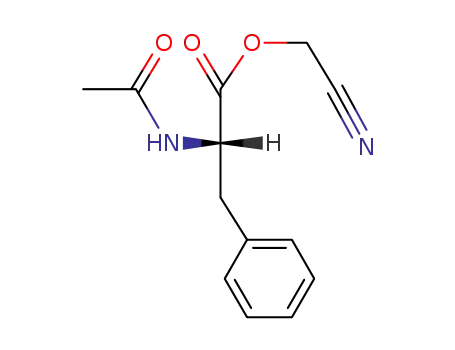 (S)-cyanomethyl 2-acetamido-3-phenylpropanoate