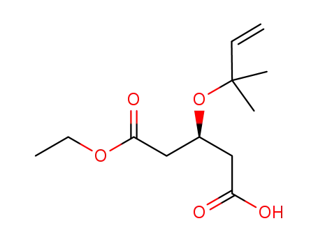 ethyl (S)-3-(1,1-dimethylallyloxy)glutarate