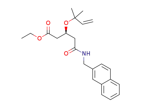 (S)-3-(1,1-dimethylallyloxy)-4-(ethoxycarbonyl)-N-(naphth-2-ylmethyl)butyramide