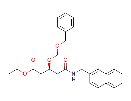 (S)-3-(benzyloxymethoxy)-4-(ethoxycarbonyl)-N-(naphth-2-ylmethyl)butyramide