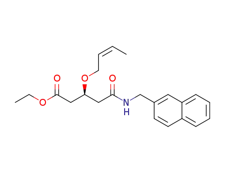 (S,Z)-3-(but-2-en-1-yloxy)-4-(ethoxycarbonyl)-N-(naphth-2-ylmethyl)butyramide