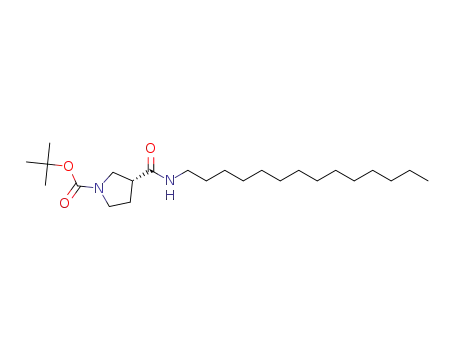 tert-butyl (R)-3-(tetradecylcarbamoyl)pyrrolidine-1-carboxylate