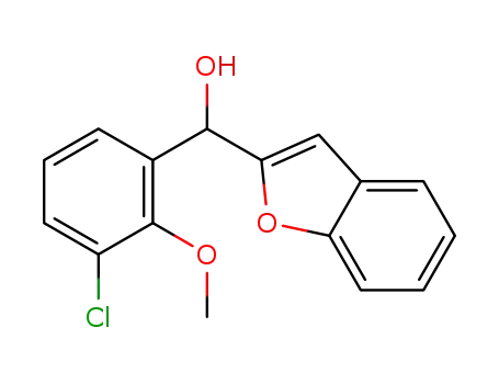 benzofuran-2-yl(3-chloro-2-methoxyphenyl)methanol