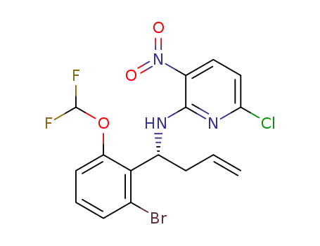 N-{(1R)-1-[2-bromo-6-(difluoromethoxy)phenyl]but-3-en-1-yl}-6-chloro-3-nitropyridin-2-amine