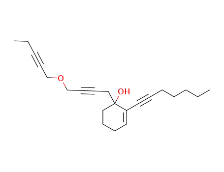 2-(hept-1-yn-1-yl)-1-(4-(pent-2-yn-1-yloxy)but-2-yn-1-yl)cyclohex-2-en-1-ol