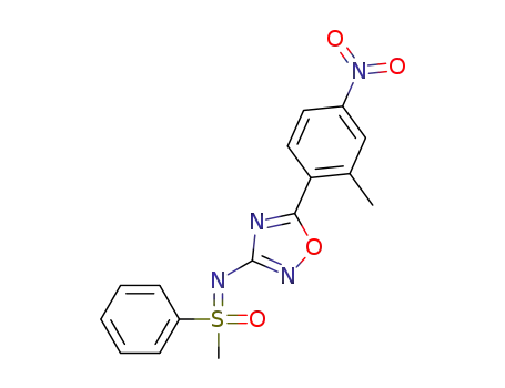 methyl((5-(2-methyl-4-nitrophenyl)-1,2,4-oxadiazol-3-yl)imino)(phenyl)-λ6-sulfanone