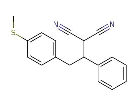 2-(2-(4-(methylthio)phenyl)-1-phenylethyl)malononitrile