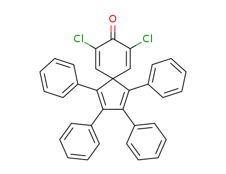 7,9-dichloro-1,2,3,4-tetraphenylspiro [4.5] deca-1,3,6,9-tetraen-8-one