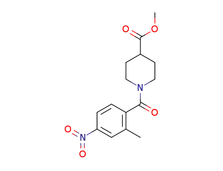 methyl 1-(2-methyl-4-nitrobenzoyl)piperidine-4-carboxylate