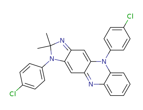 1,5-BIS(4-CHLOROPHENYL)-2,5-DIHYDRO-2,2-DIMETHYL-1H-IMIDAZO[4,5-B]PHENAZINE