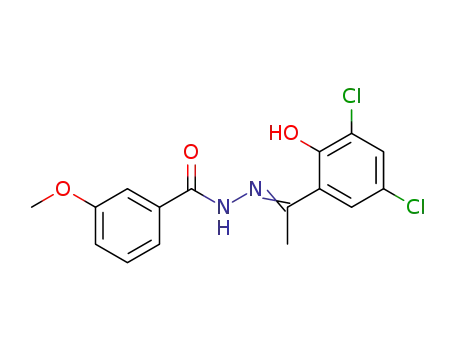 3′,5′‑dichloro‑2′‑hydroxyacetophenone‑3‑methoxybenzoylhydrazone