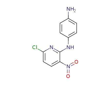 2-(4-aminophenylamino)-6-chloro-3-nitropyridine