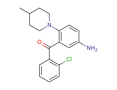 [5-Amino-2-(4-methyl-piperidin-1-yl)-phenyl]-(2-chloro-phenyl)-methanone