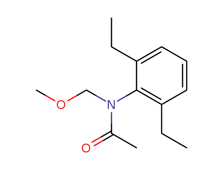 Molecular Structure of 74886-79-6 (Acetamide, N-(2,6-diethylphenyl)-N-(methoxymethyl)-)