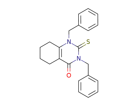 4(1H)-Quinazolinone,
2,3,5,6,7,8-hexahydro-1,3-bis(phenylmethyl)-2-thioxo-