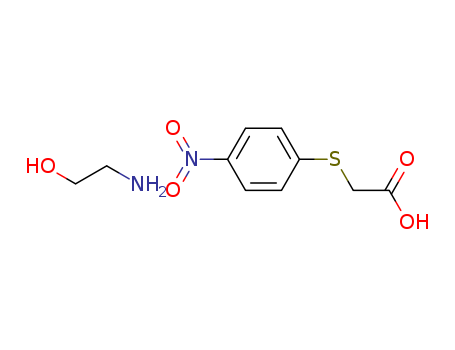 2-hydroxyethylazanium; 2-(4-nitrophenyl)sulfanylacetate