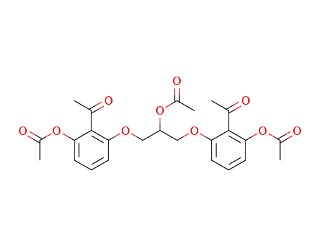 1,3-bis(3-acetoxy-2-acetylphenoxy)-2-acetoxypropane