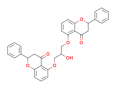 1,3-bis(2,3-dihydro-4-oxo-2-phenyl-4H-1-benzopyran-5-yloxy)-2-propanol