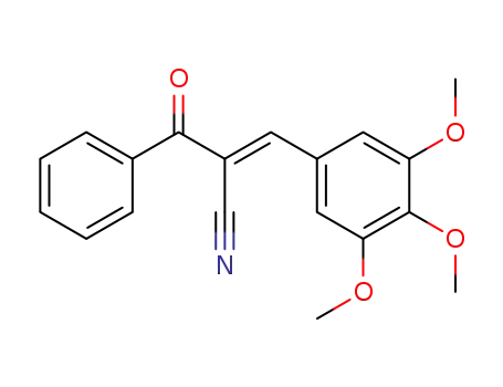 (E)-2-Benzoyl-3-(3,4,5-trimethoxy-phenyl)-acrylonitrile