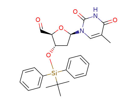 Thymidine, 5'-deoxy-3'-O-[(1,1-dimethylethyl)diphenylsilyl]-5'-oxo-