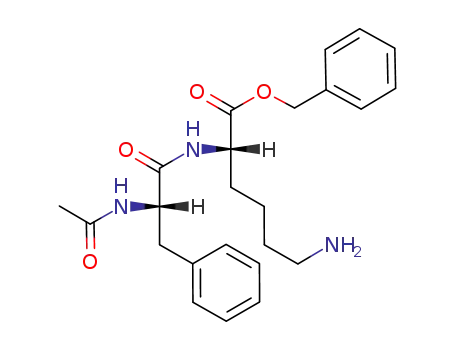 (S)-2-((S)-2-Acetylamino-3-phenyl-propionylamino)-6-amino-hexanoic acid benzyl ester