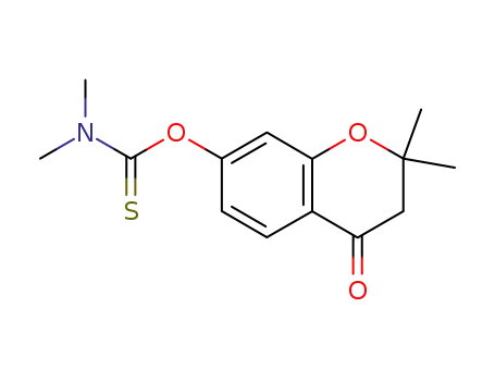 2,2-Dimethyl-7-((N,N-dimethylthiocarbamoyl)oxy)-4-chromanone