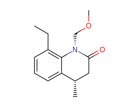 (1R,4S)-8-Ethyl-1-methoxymethyl-4-methyl-3,4-dihydro-1H-quinolin-2-one