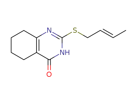 2-[((E)-But-2-enyl)sulfanyl]-5,6,7,8-tetrahydro-3H-quinazolin-4-one