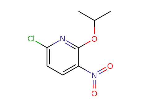 Molecular Structure of 186413-77-4 (6-chloro-2-isopropoxy-3-nitropyridine)