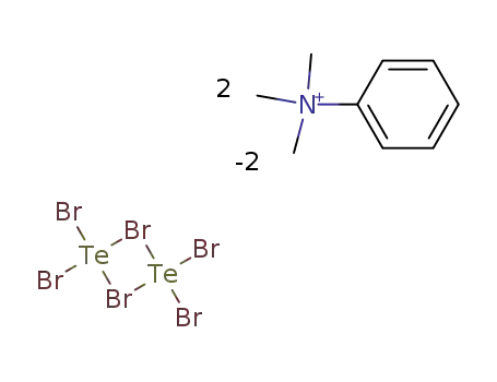 2C9H14N(1+)*Br6Te2(2-)