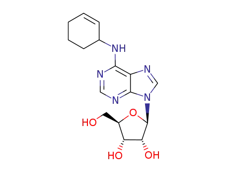 (2R,3R,4S,5R)-2-[6-(Cyclohex-2-enylamino)-purin-9-yl]-5-hydroxymethyl-tetrahydro-furan-3,4-diol