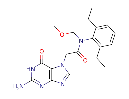 7-[[N-(methoxymethyl)-N-(2,6-diethylphenyl)carbamoyl]methyl]guanine