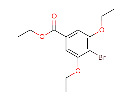 Molecular Structure of 149517-92-0 (BENZOIC ACID, 4-BROMO-3,5-DIETHOXY-, ETHYL ESTER)