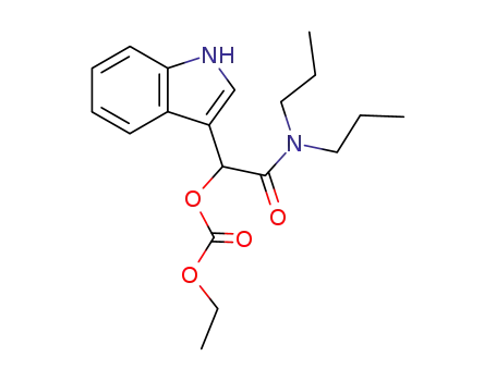 carbonic acid dipropylcarbamoyl-(1H-indol-3-yl)-methyl ester ethyl ester