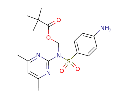2,2-dimethyl-propionic acid [(4-amino-benzenesulfonyl)-(4,6-dimethyl-pyrimidin-2-yl)-amino]-methyl ester