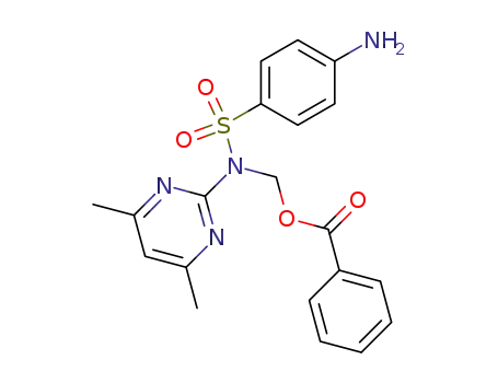4-amino-N-benzoyloxymethyl-N-(4,6-dimethyl-2-pyrimidinyl)benzenesulfonamide