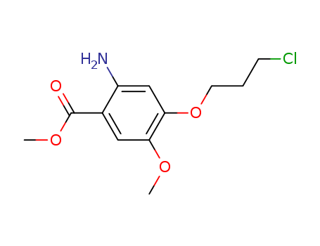 Benzoic acid, 2-amino-4-(3-chloropropoxy)-5-methoxy-, methyl ester